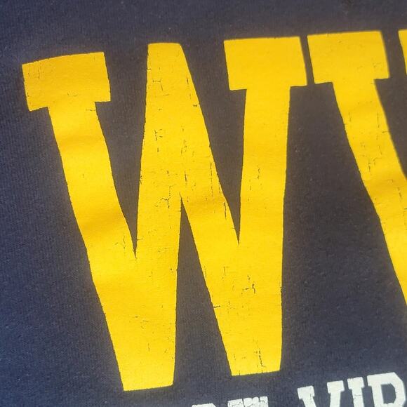 Vintage WVU Soffe crewneck sweatshirt women's sz small made in USA - Picture 6 of 6